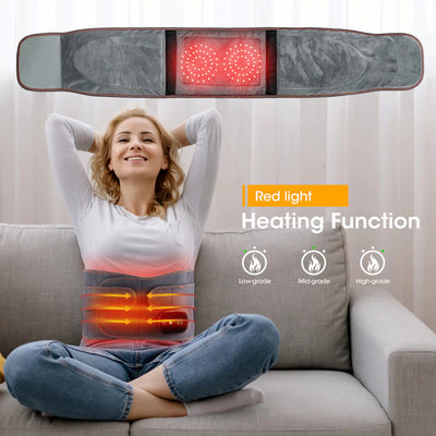 Infrared Belt for Back Pain Heating functions displayed