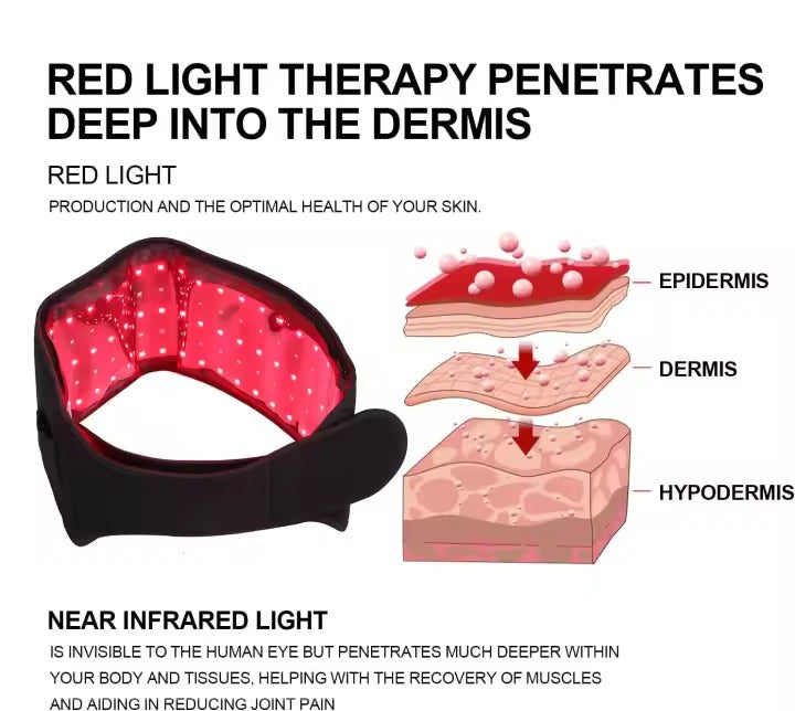 Infrared Light Therapy Belt with Heat and Vibration Massage | OrthoJointRelief