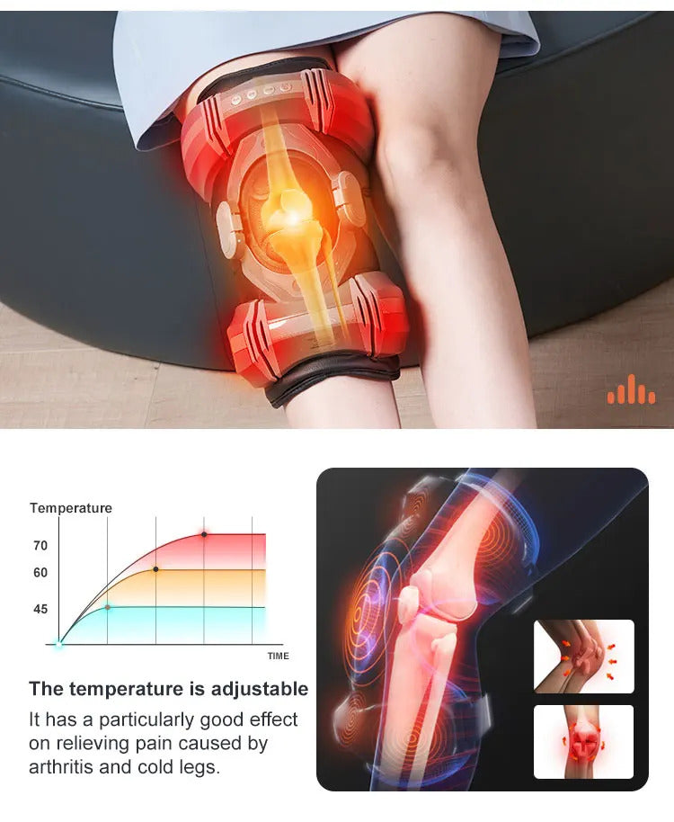 Air Pressure Knee Massager with Electric Heating | OrthoPro