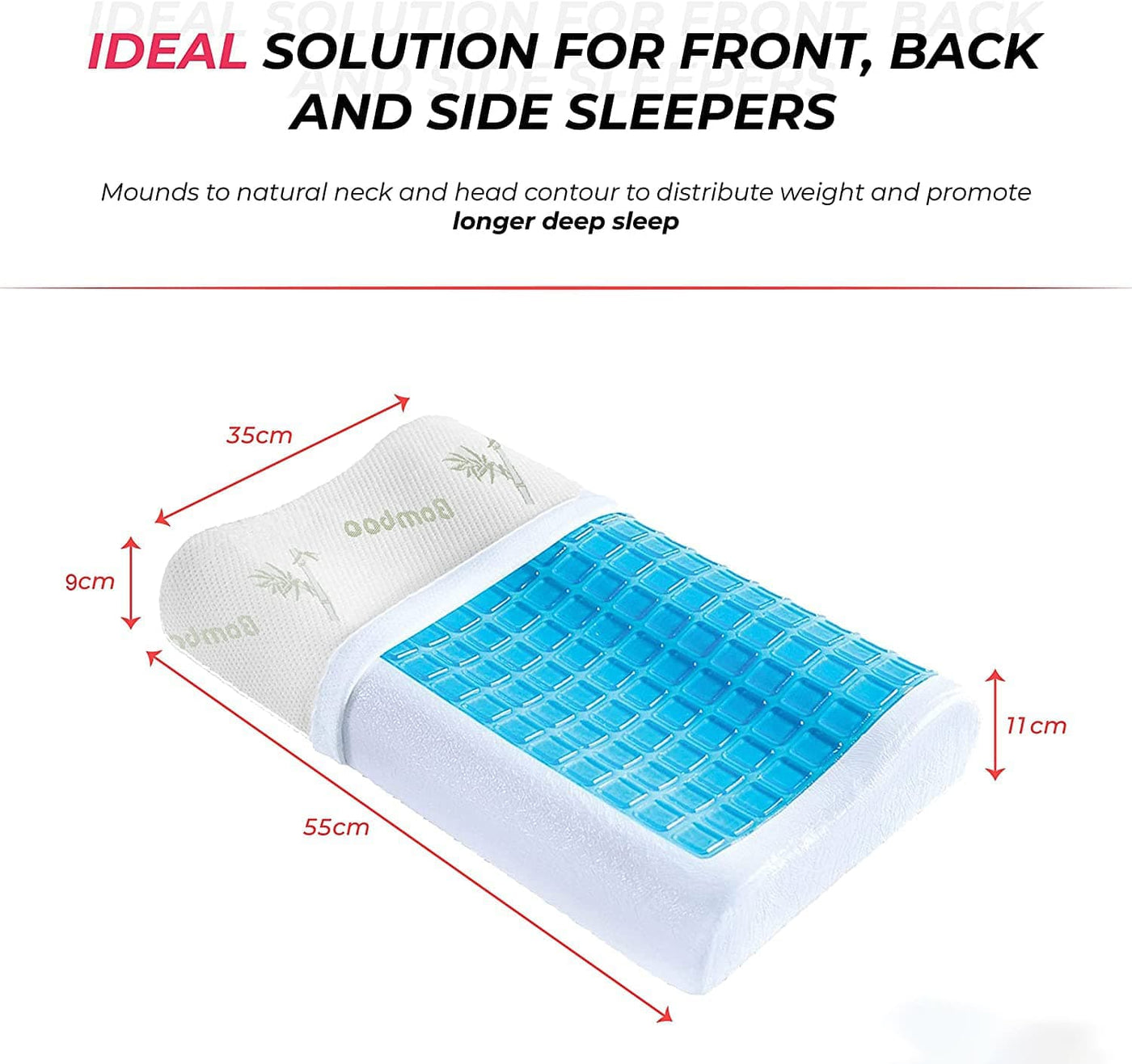 best cooling gel memory foam pillow