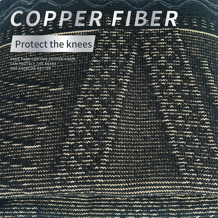 copper fiber knee support 