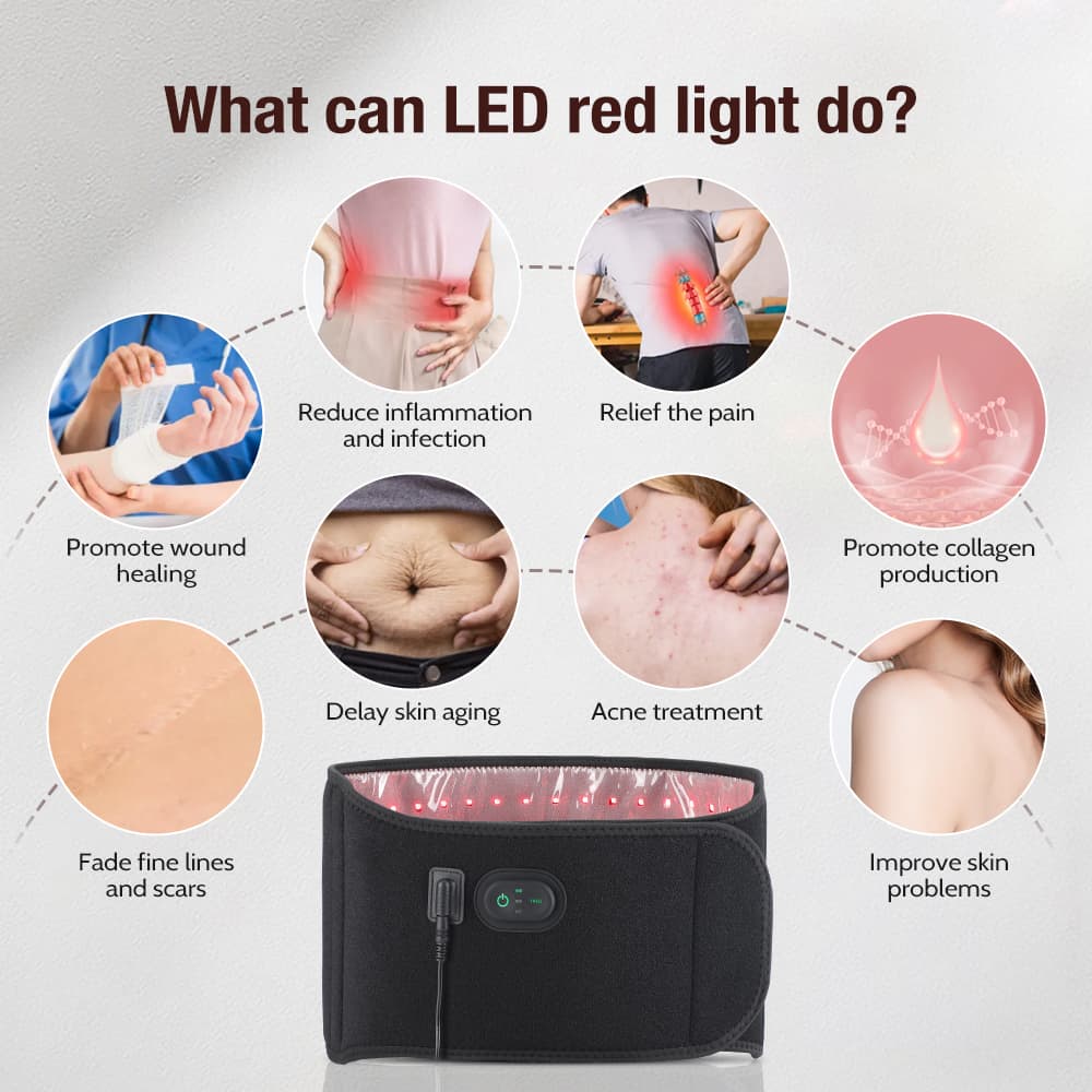 what can led red light do? 