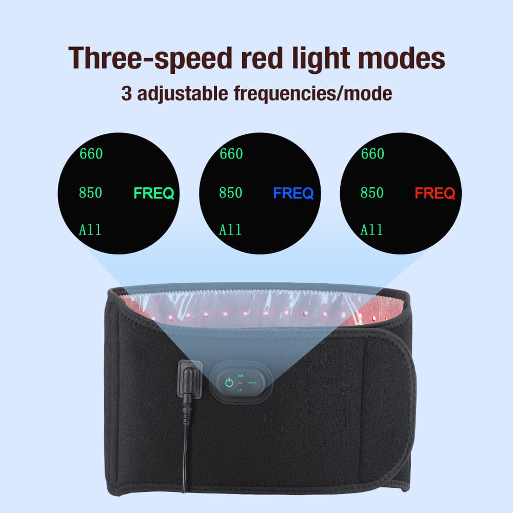 three-speed of red light therapy belt