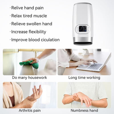 Hand massager machine, heating electric hand massager