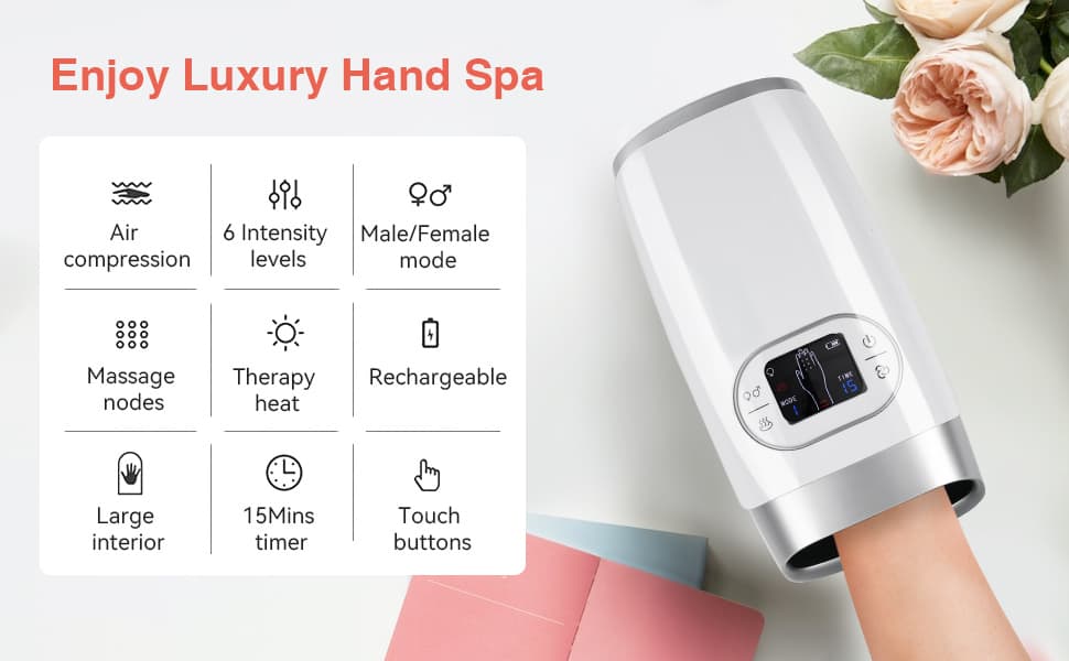 Hand massager machine, hand massage machine