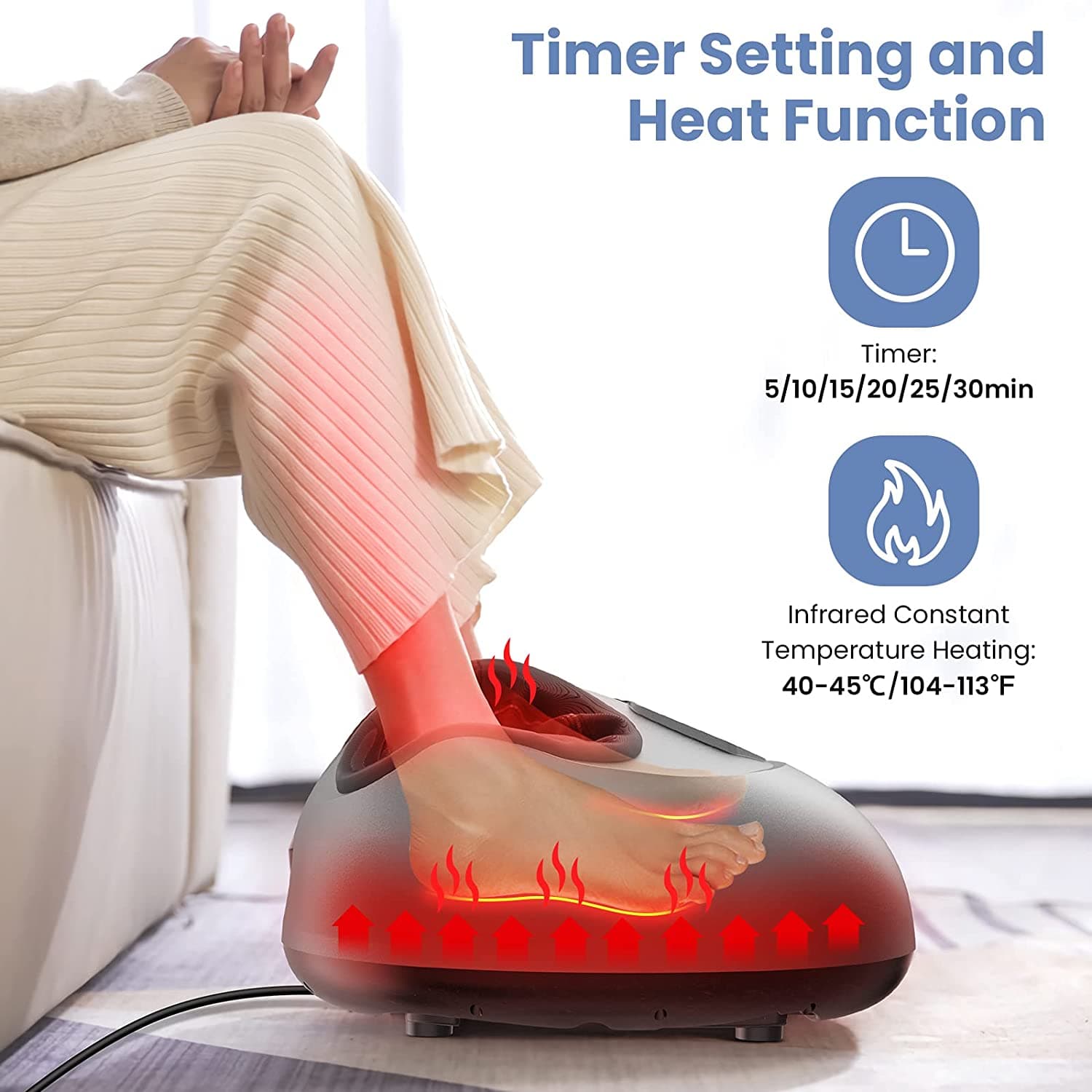 Heat Shiatsu Foot Massage Machine from Ortho Joint Relief ...